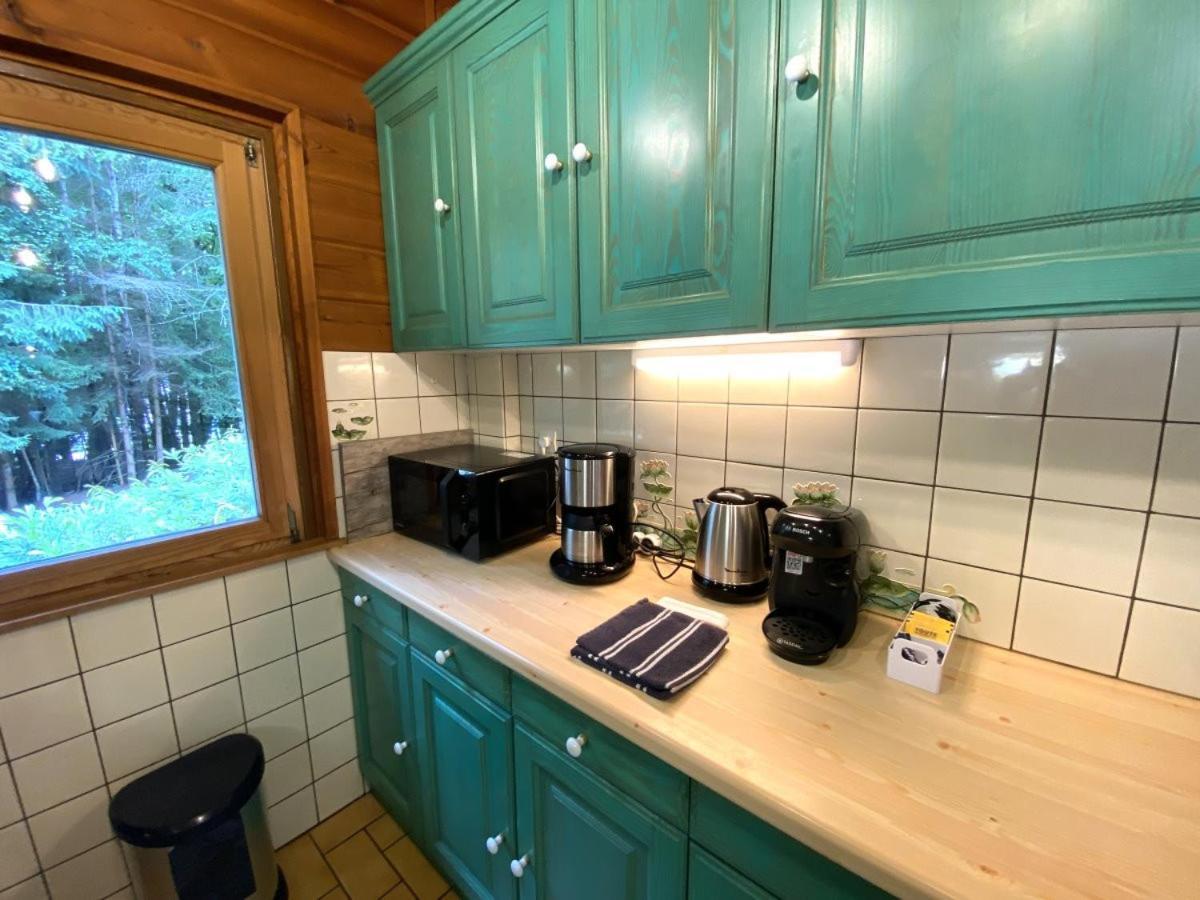 Le Fishing Lodge Chalet En Bois Avec Bain Nordique La Bresse Exterior photo